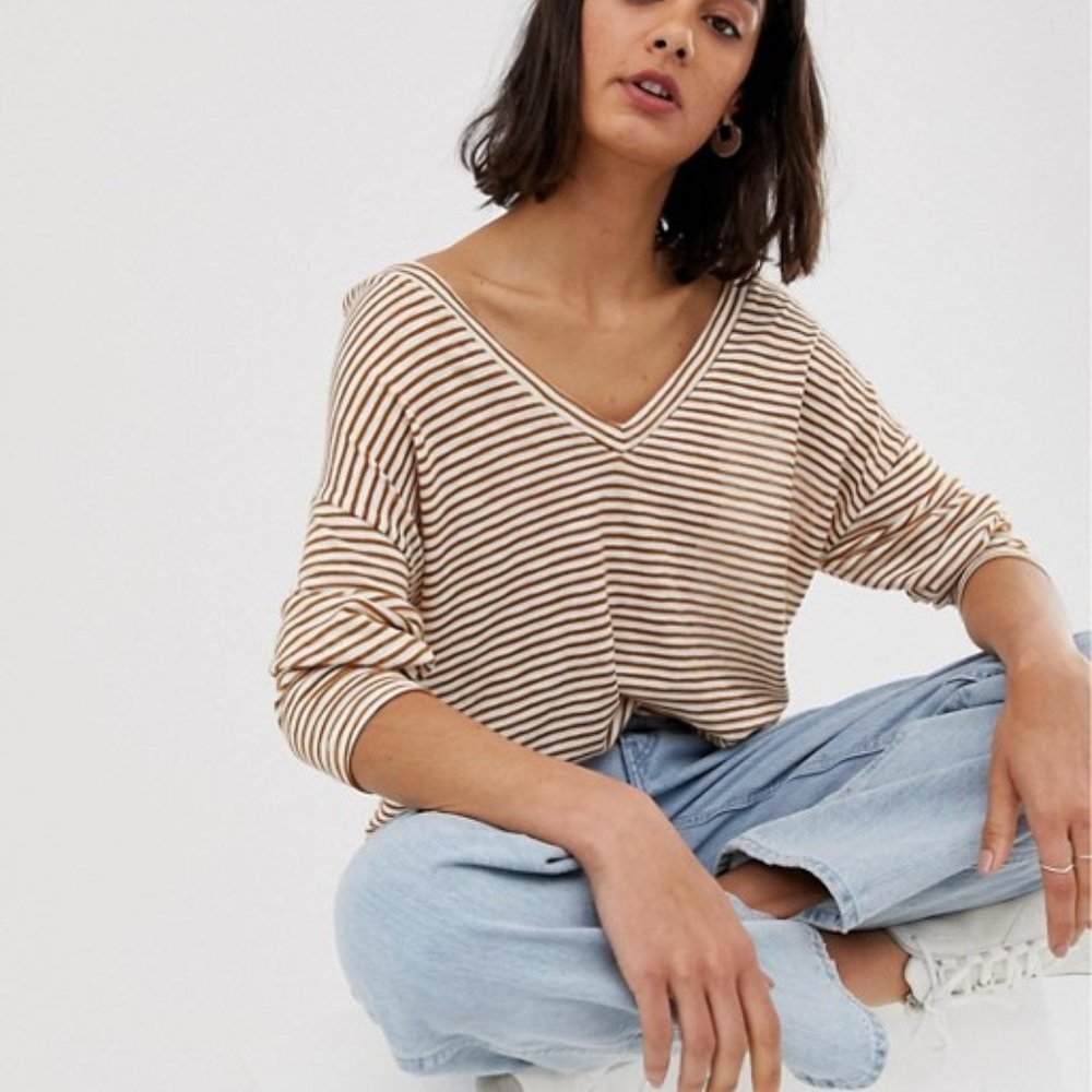 Striped Long Sleeve Top